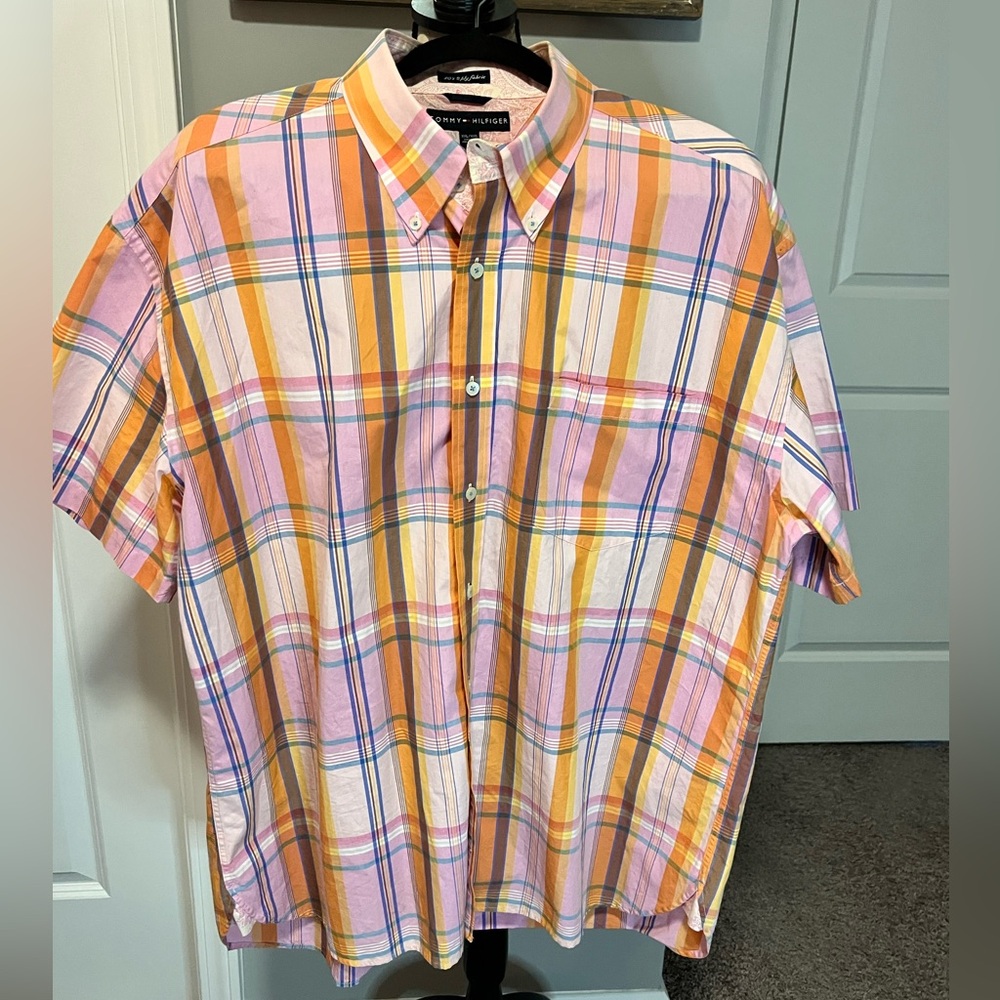 Tommy Hilfiger Plaid Shirt (XXL, New Without Tags)